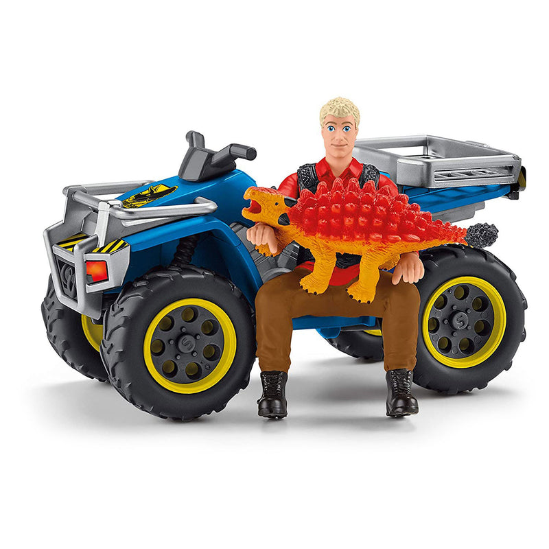 Load image into Gallery viewer, Schleich DINOSAURS Vlucht van Velociraptor op Quad 41466