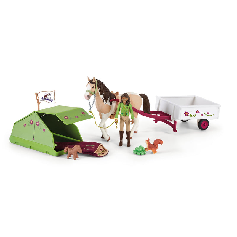 Load image into Gallery viewer, Schleich horse club sarah's kampeeruitstapje 42533