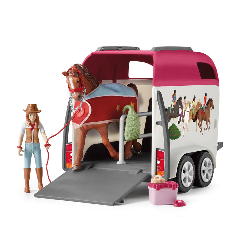 Load image into Gallery viewer, Schleich horse club avontuur met auto en paardentrailer 42535