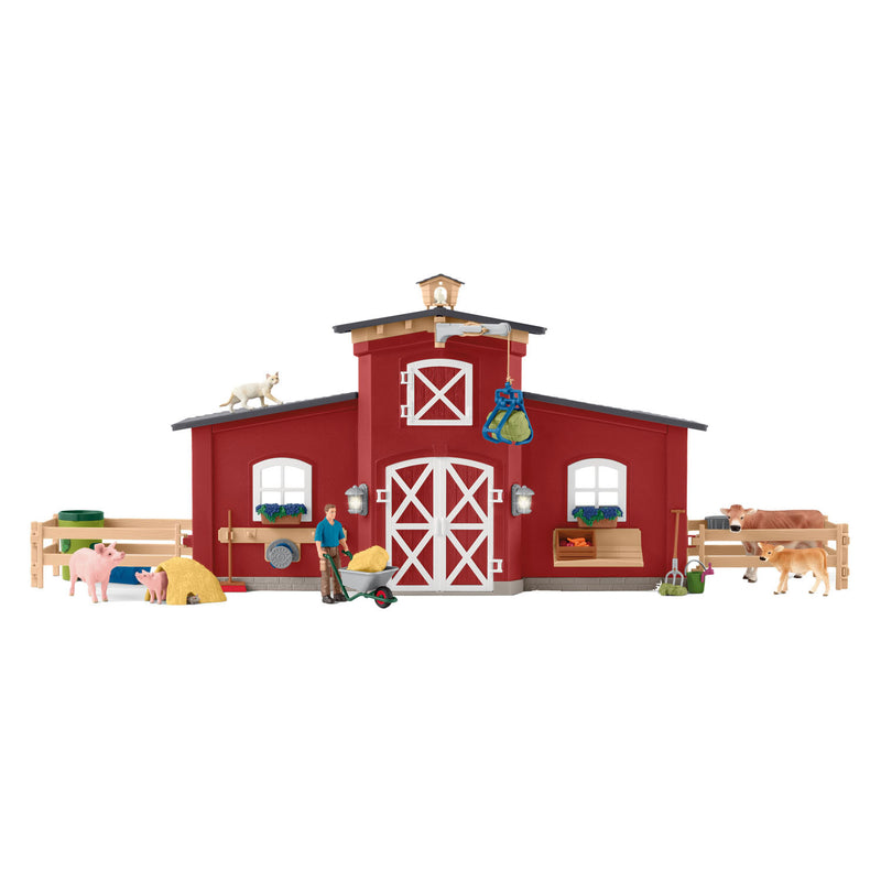 Load image into Gallery viewer, Schleich farm world grote stal rood 42606