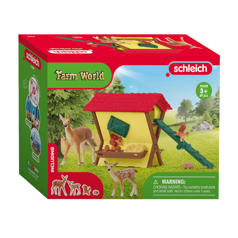 Load image into Gallery viewer, Schleich farm world de bosdieren voeren 42658