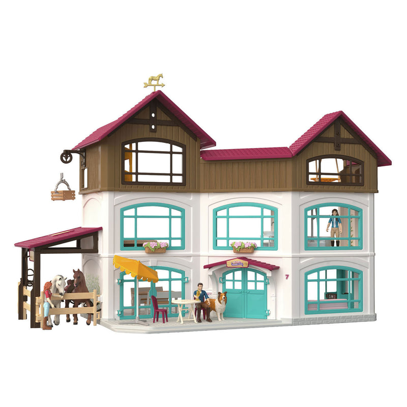 Afbeelding laden in galerijviewer, Schleich horse club lakeside villa paddock 42785