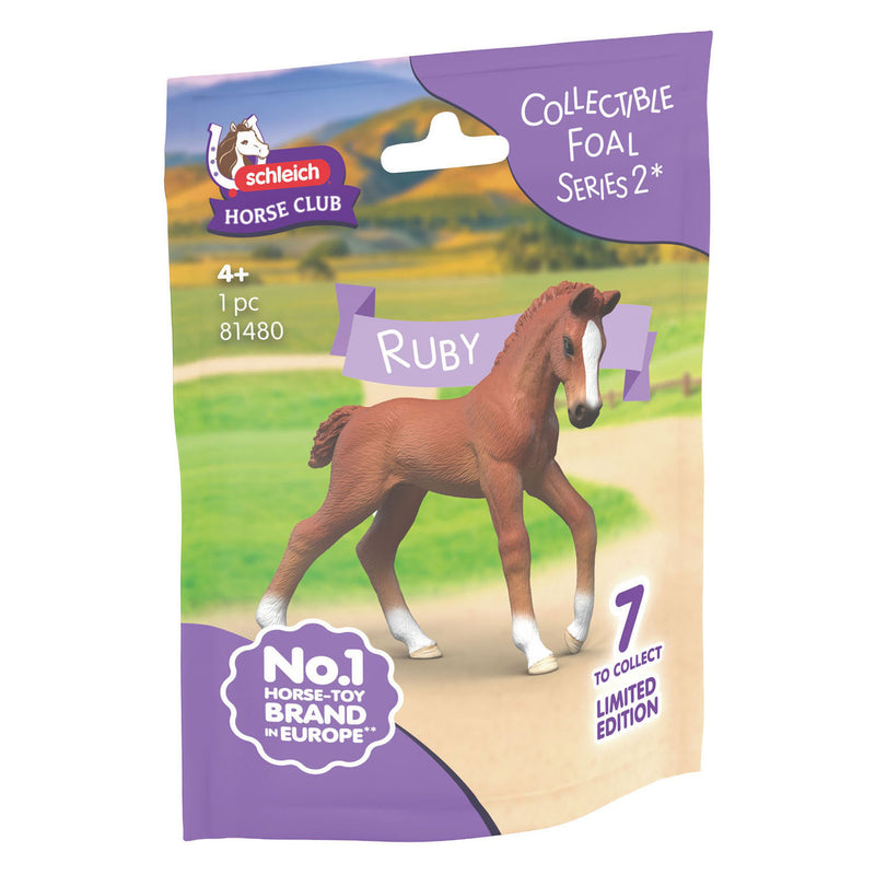 Afbeelding laden in galerijviewer, Schleich horse club verzamelbaar veulen ruby 81480