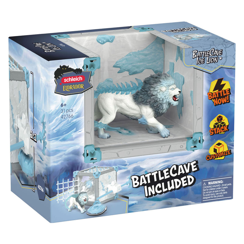 Load image into Gallery viewer, Schleich eldrador creatures battlecave ijsleeuw 42766