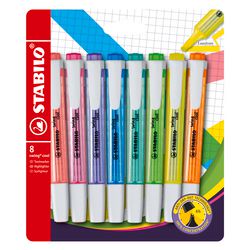 Load image into Gallery viewer, Stabilo tekstmarker swing cool 275 8-3 kleurenassortiment breed beitel 8 stuks