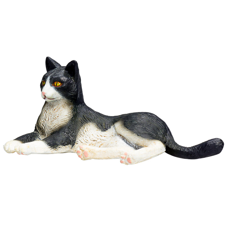 Load image into Gallery viewer, Mojo farmland liggende kat zwart wit - 387367