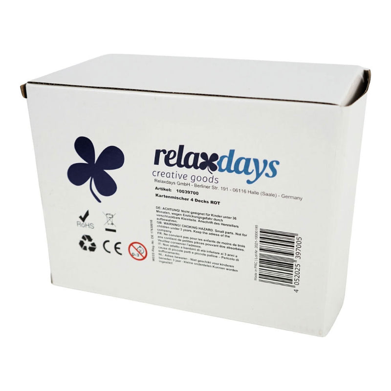 Load image into Gallery viewer, Relaxdays kaartenschudmachine