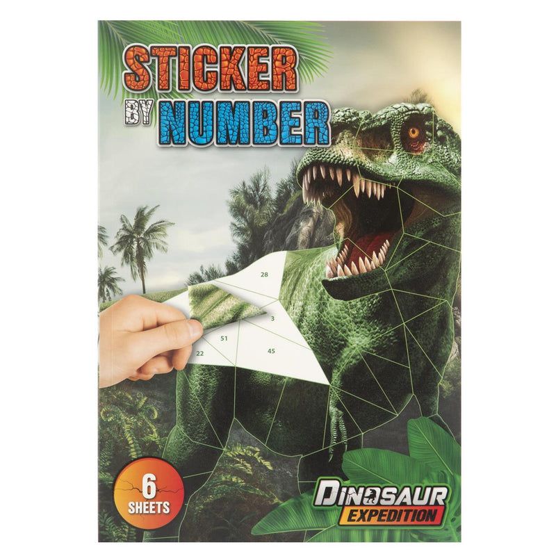 Load image into Gallery viewer, Grafix dino stickeren op nummer a4