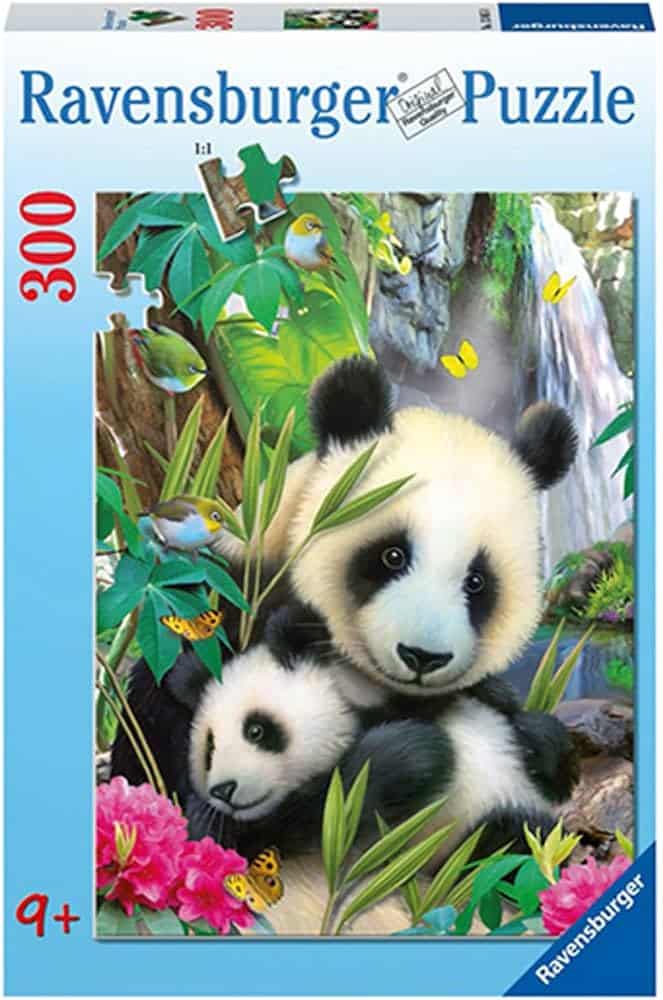 Load image into Gallery viewer, Ravensburger puzzel lieve panda - legpuzzel - 300 stukjes