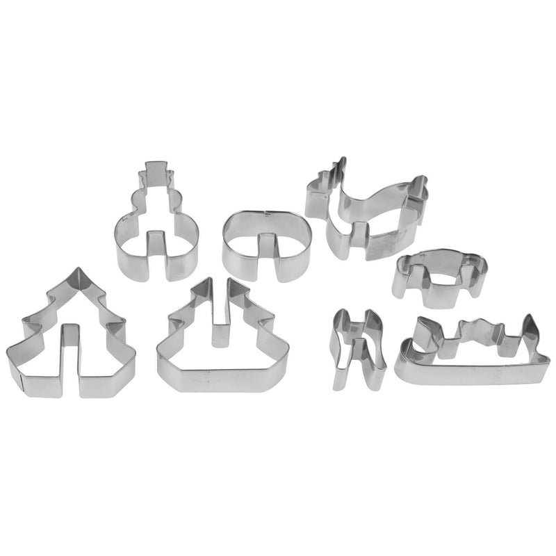 Load image into Gallery viewer, La cucina uitsteekvormenset 3d kerstkoekjes, 8dlg.
