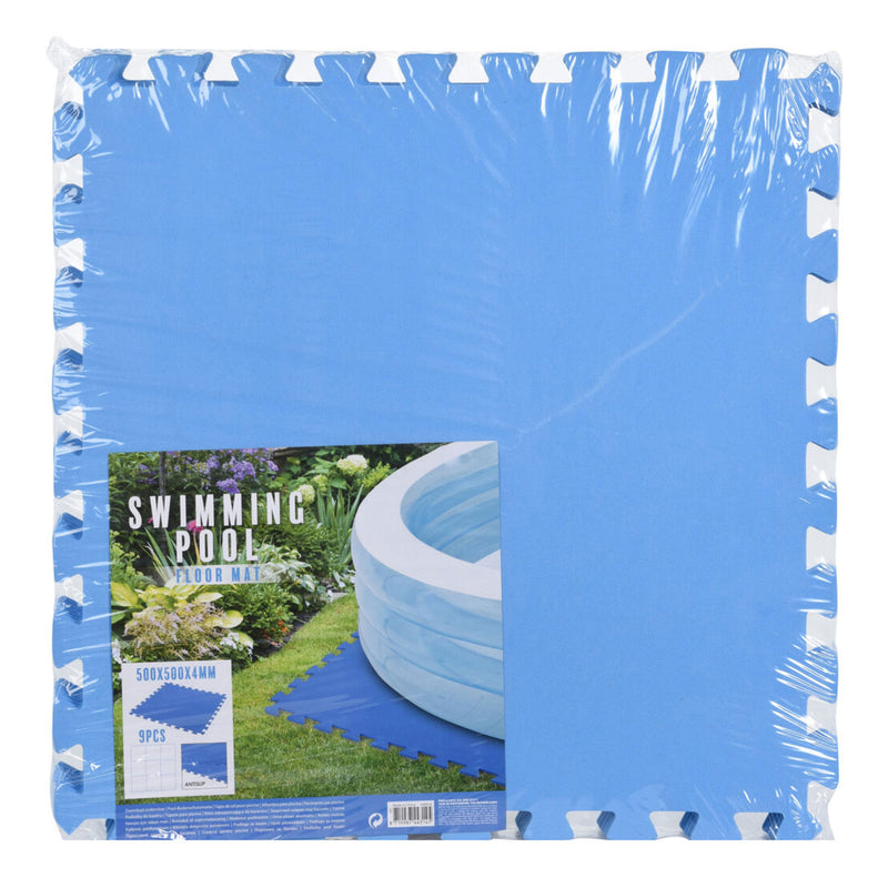 Load image into Gallery viewer, Zwembadtegels foam blauw 50x50cm 9 stuks