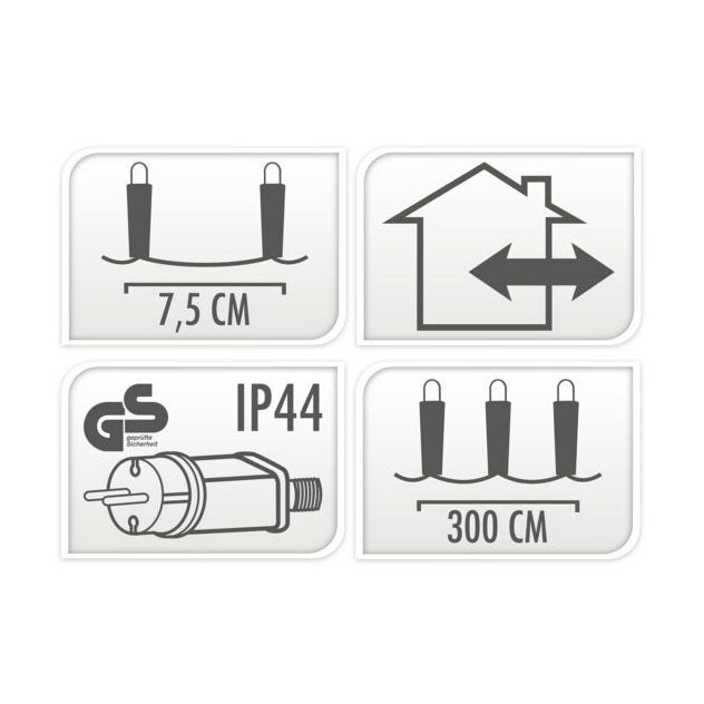 Load image into Gallery viewer, Buiten ledverlichting 40 led - warm white, 300cm