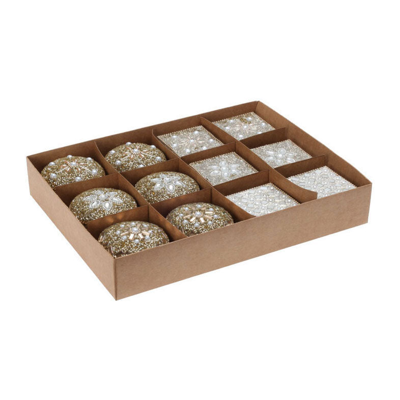 Load image into Gallery viewer, Doosje 7x4cm goud, set van 12