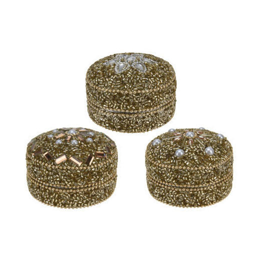 Load image into Gallery viewer, Doosje 7x4cm goud, set van 12