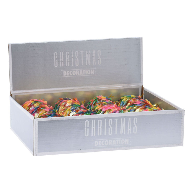 Load image into Gallery viewer, Kerstbal Blad 6cm, Set vam 12 stuks