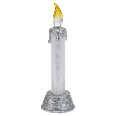 Load image into Gallery viewer, Ledkaars met Kerstglitters, 15cm.