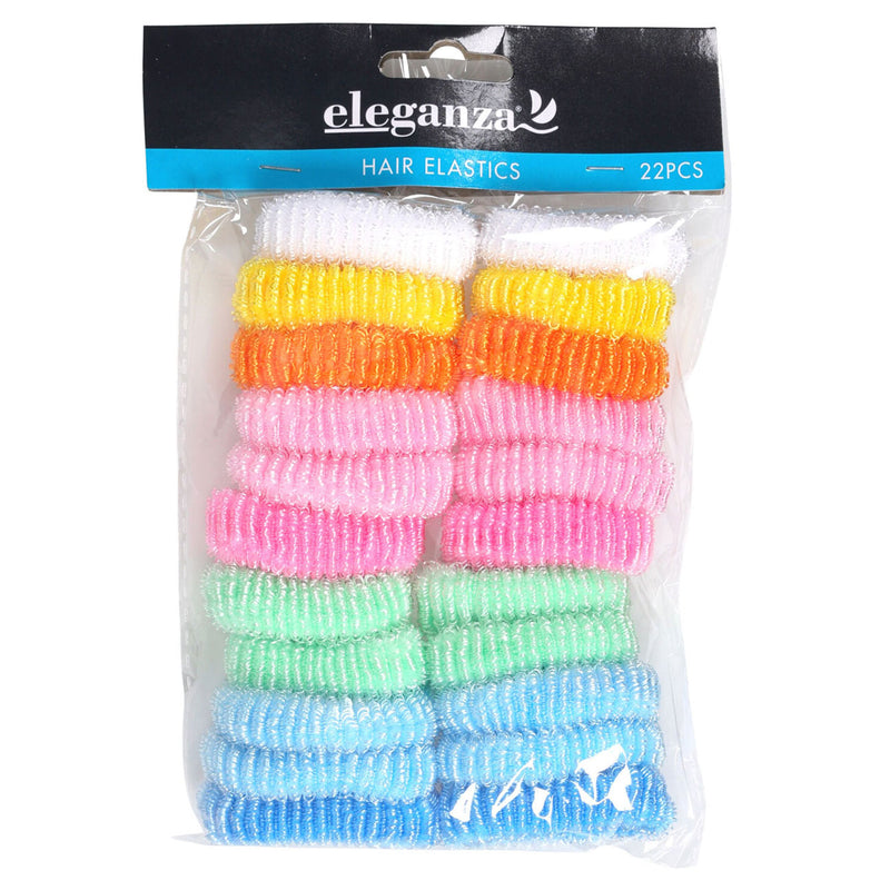 Load image into Gallery viewer, Haarelastiekjes Kleur, 22st.