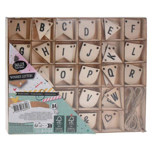 Load image into Gallery viewer, Houten letters, 84st.