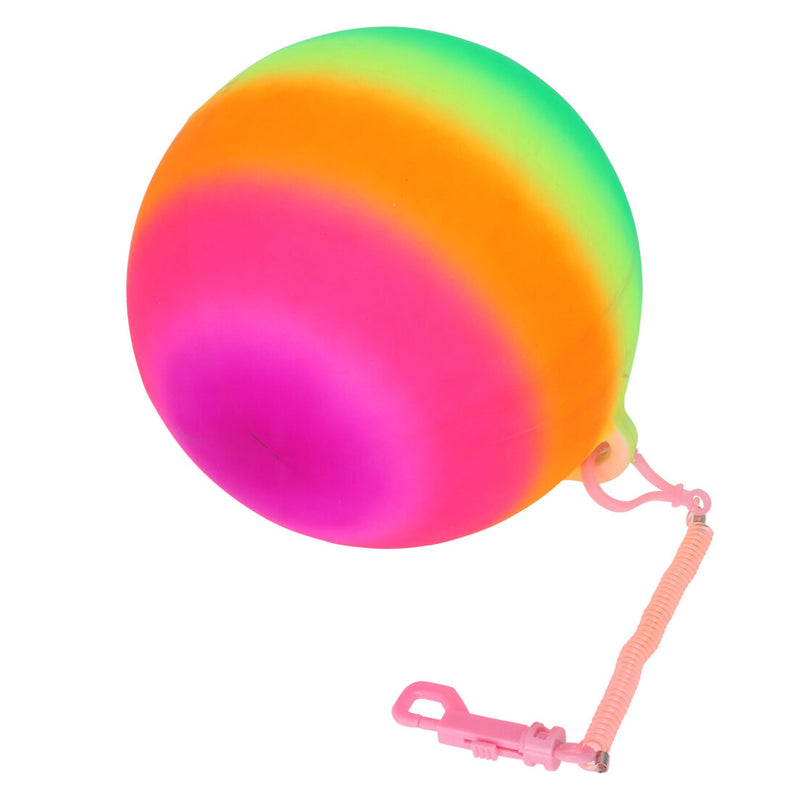 Afbeelding laden in galerijviewer, Regenboog bungeebal aan koord