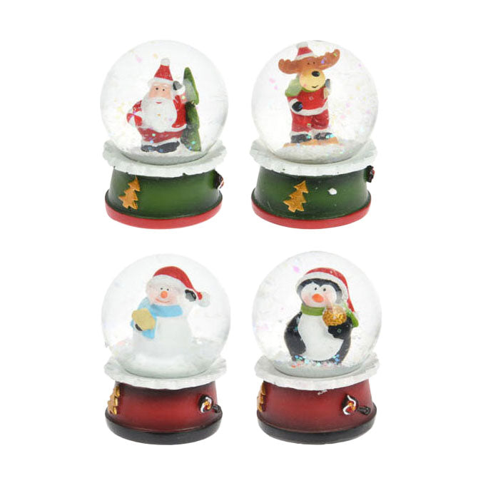 Afbeelding laden in galerijviewer, Waterbal met kerstfiguur, 4,5cm