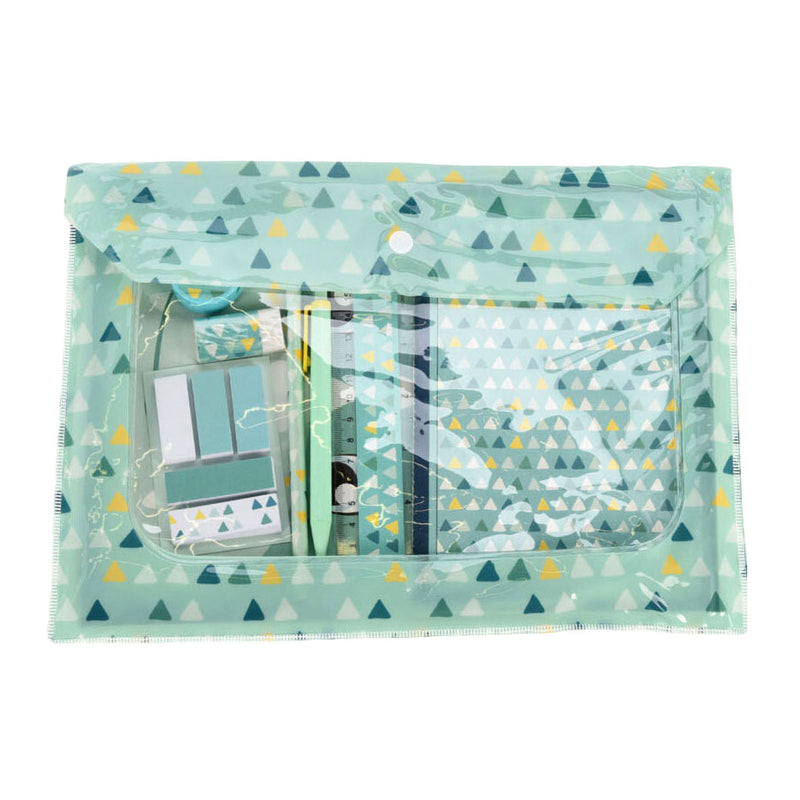Load image into Gallery viewer, Schrijfwarenset dino in etui, 9dlg.