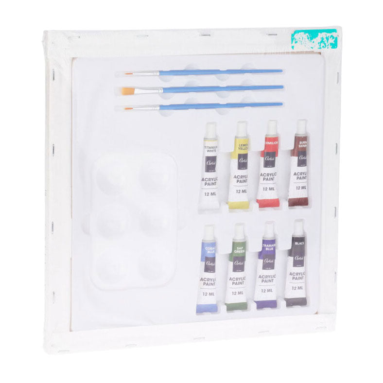 Afbeelding laden in galerijviewer, Schilderset met canvas, 12dlg.