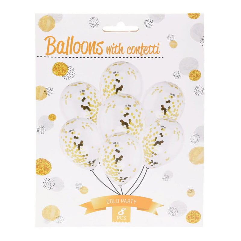 Afbeelding laden in galerijviewer, Ballonnen met gouden confetti