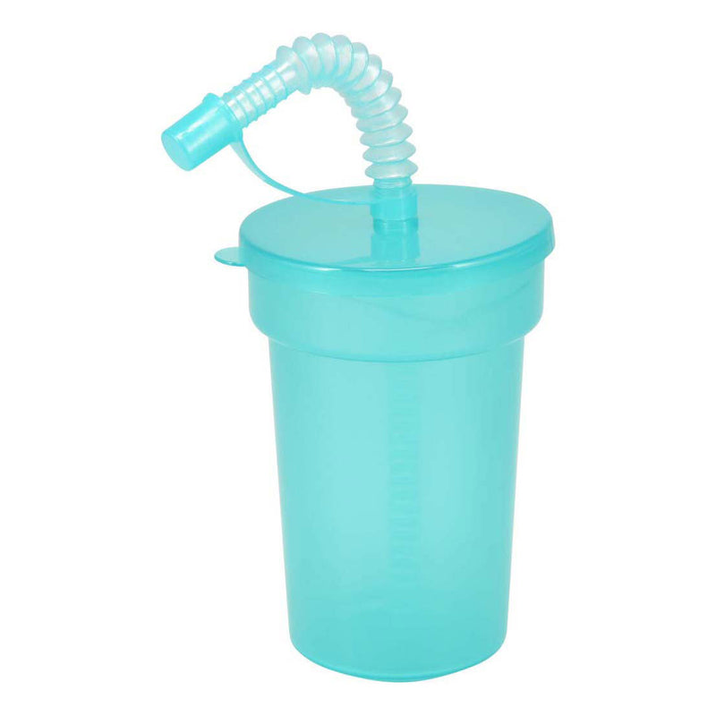 Load image into Gallery viewer, Koopman gekleurde drinkbekers speelgoed met rietje - set van 6 kunststof bekers.