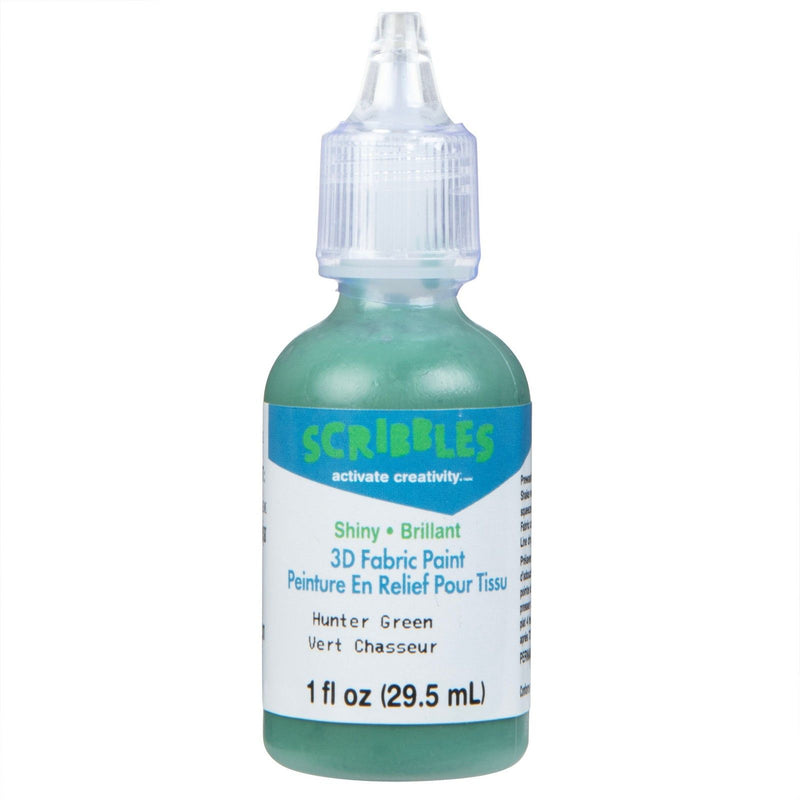 Load image into Gallery viewer, Scribbles • 3d textielverf glanzend 29,5ml hunters green