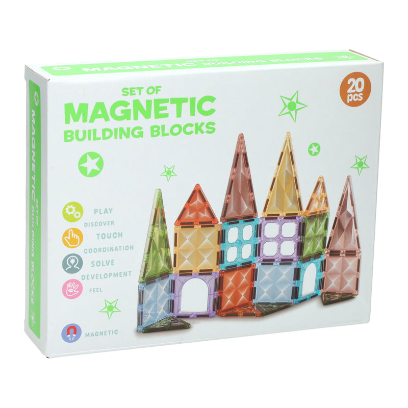 Load image into Gallery viewer, Magnetische bouwstenen 5 vormen - 20st.