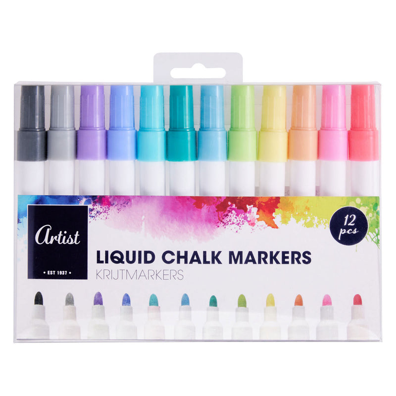 Load image into Gallery viewer, Vloeibare krijtmarkers - 12st.