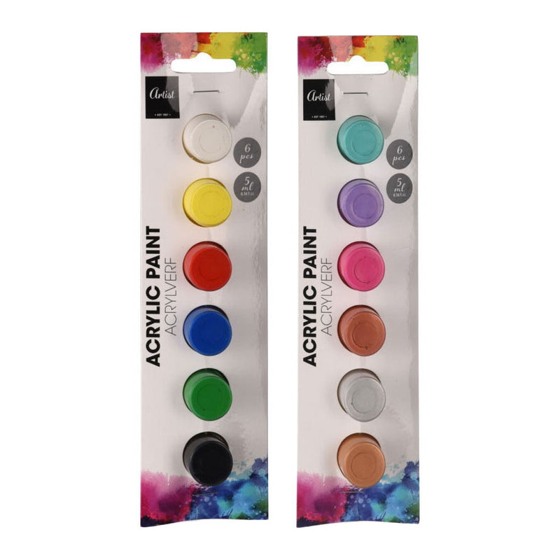 Load image into Gallery viewer, Acrylverfset 6 kleuren