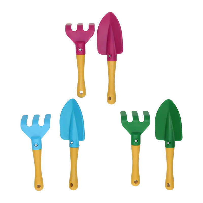 Load image into Gallery viewer, Tuingereedschap voor kinderen - hark en schep