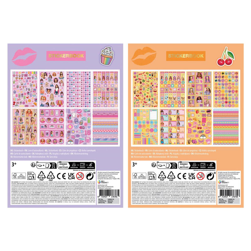 Afbeelding laden in galerijviewer, Besties stickerboek neon a5 8 vel 2 assorti