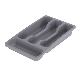 Load image into Gallery viewer, Curver bestekbak 4 vakken grijs | 2 stuks