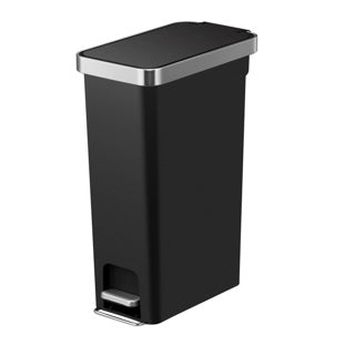 Load image into Gallery viewer, Eko - hana slim pedaalemmer 40 liter - plastic - zwart - prullenbak
