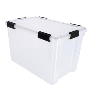 Afbeelding laden in galerijviewer, Iris airtight box 70l transparant 60x40x40 cm