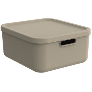 Load image into Gallery viewer, Rotho albula decoratie opbergbox 20l cappuccino