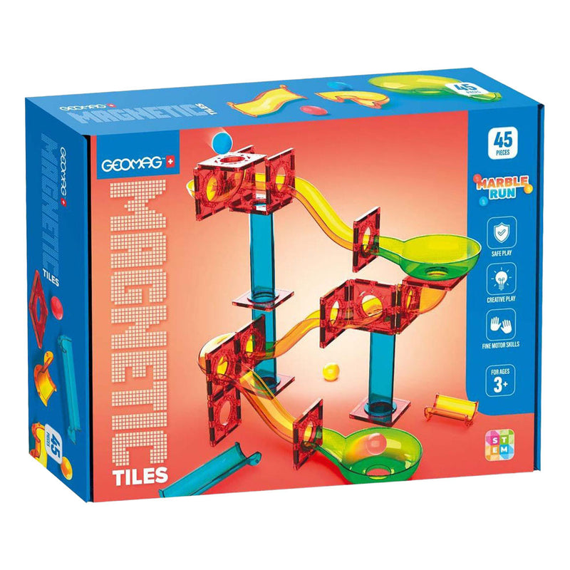 Load image into Gallery viewer, Geomag magnetic tiles marble run - 45dlg.