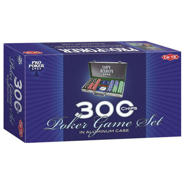 Load image into Gallery viewer, Tactic pro poker set – pokerset – luxe aluminium koffer – 300 chips van 11,5 gram – inclusief kaarten, dobbelstenen en dealer button – vanaf 14 jaar