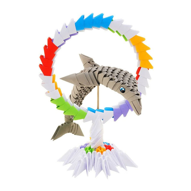 Afbeelding laden in galerijviewer, Alexander toys origami 3d - dolfijn, 343dlg.