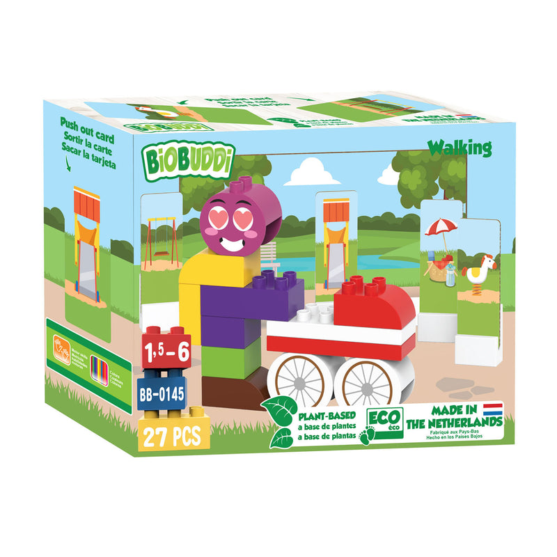 Load image into Gallery viewer, BiOBUDDi Bouwset Kinderwagen Wandeling, 27dlg.