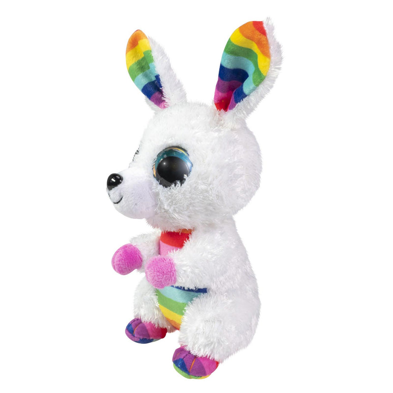 Load image into Gallery viewer, Lumo stars knuffel - konijn rainbow, 15cm