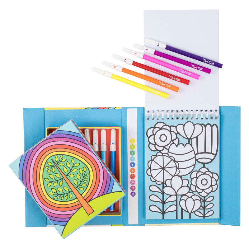 Load image into Gallery viewer, Selecta kleuren op nummer - regenboogtuin