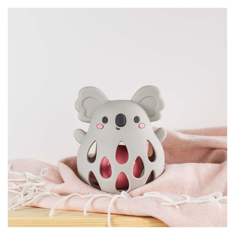 Load image into Gallery viewer, Selecta siliconen rammelaar - koala