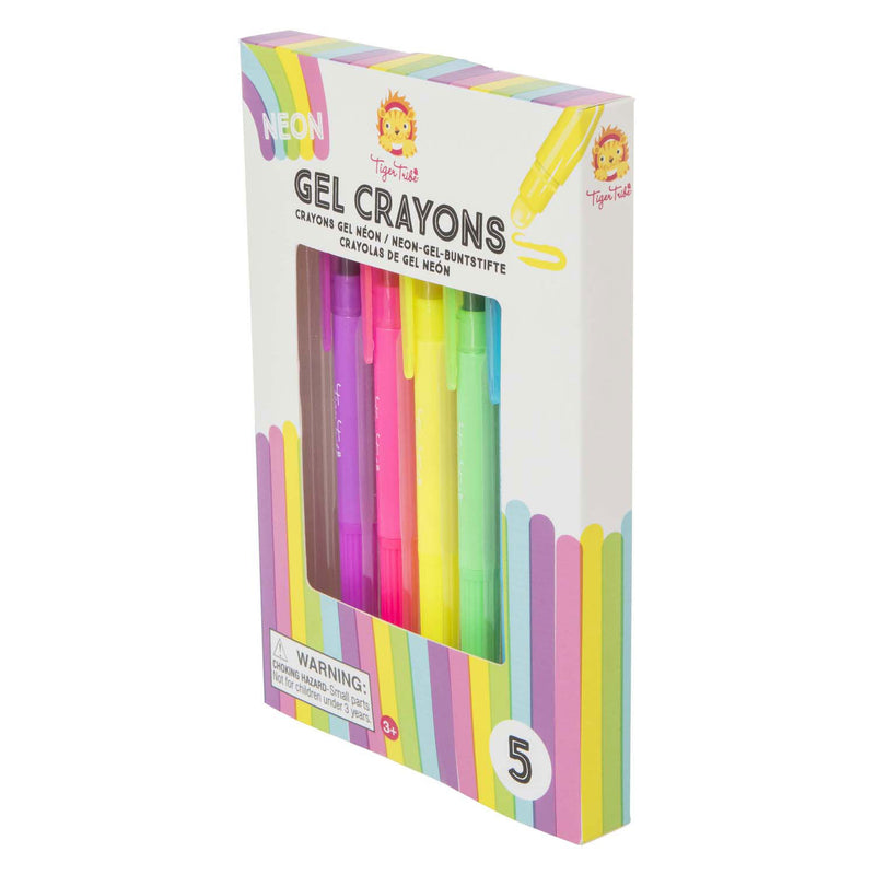 Load image into Gallery viewer, Selecta neon gel krijtjes, 5st.