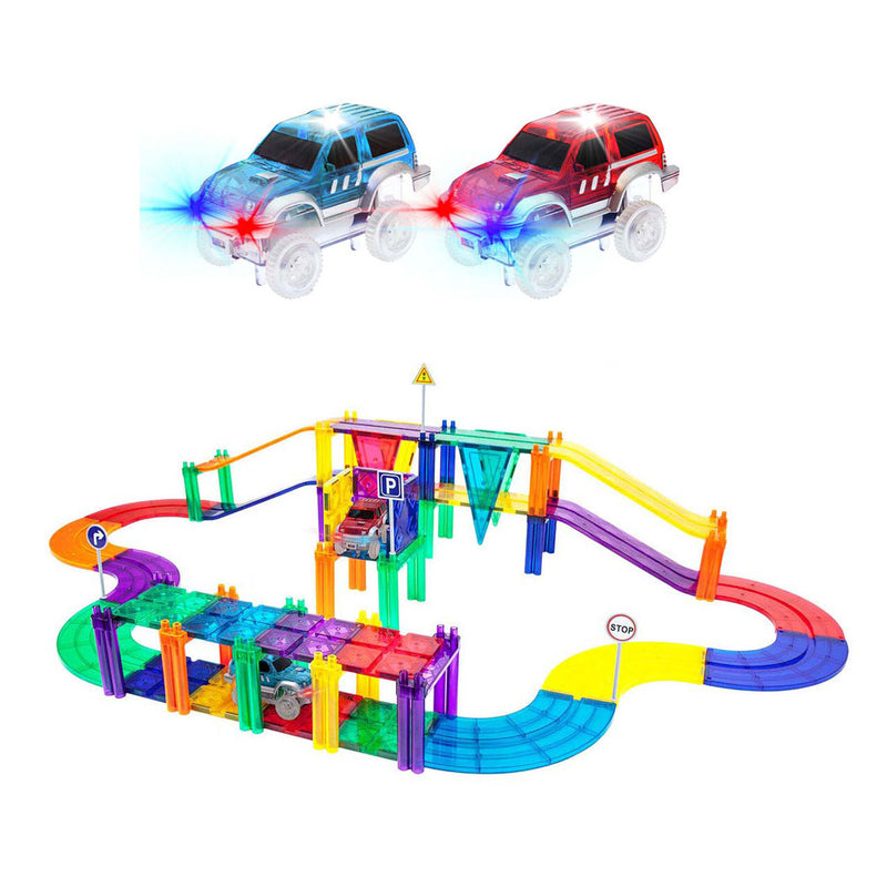 Load image into Gallery viewer, Selecta picassotiles race track - magnetische bouwtegels, 50dlg.