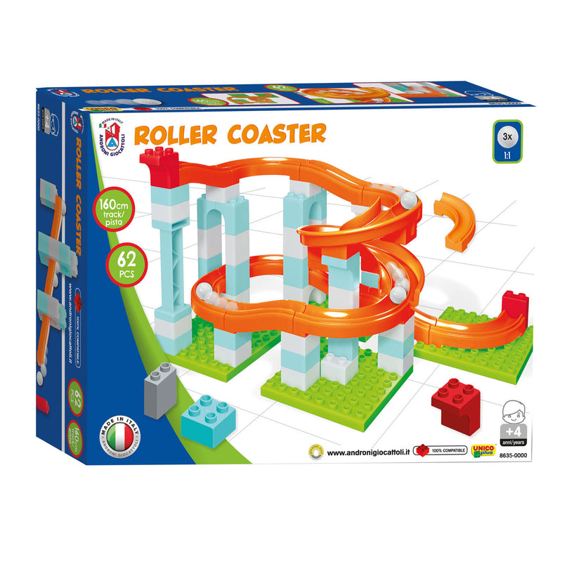 Load image into Gallery viewer, Androni knikkerbaan roller coaster set, 62dlg.