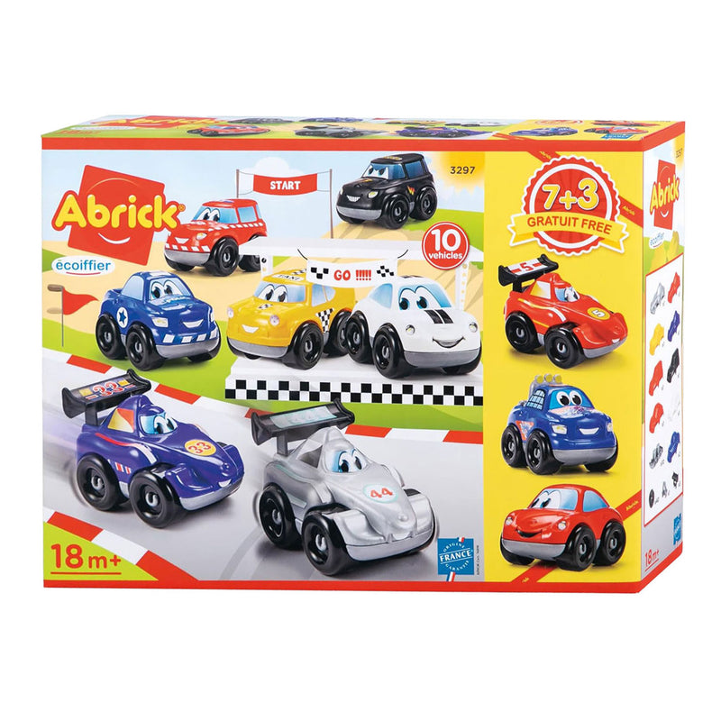 Load image into Gallery viewer, Abrick ecoiffier racewagens - 10st.