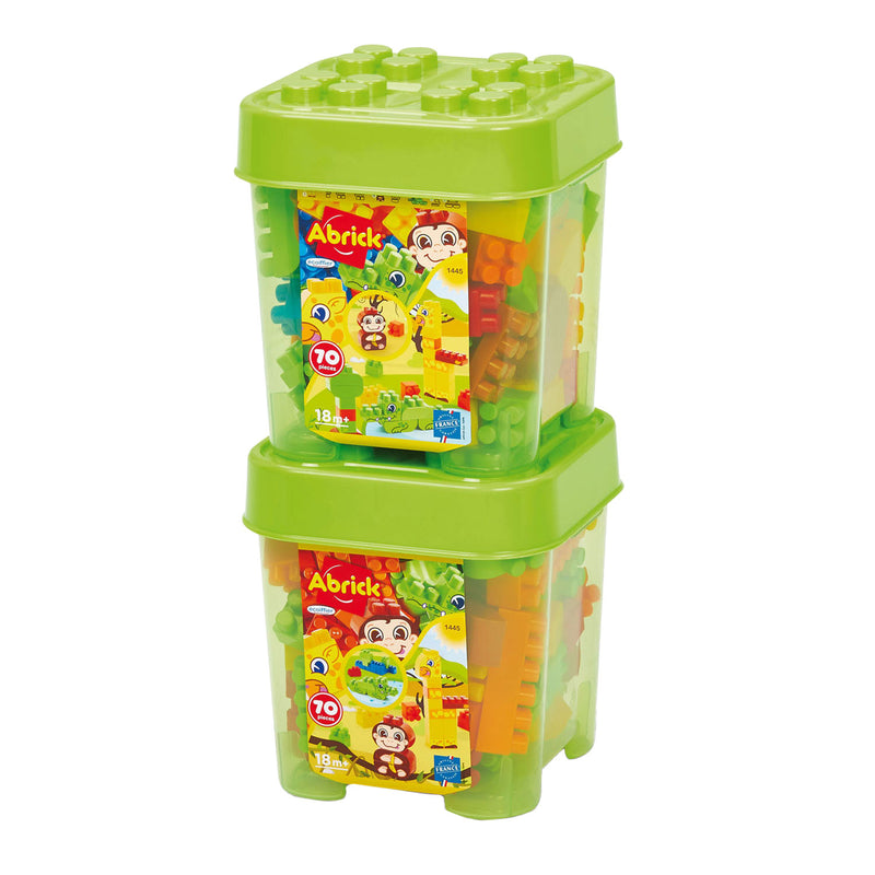 Load image into Gallery viewer, Ecoffier ecoiffier abrick bouwblokken jungle in opbergbox - 70dlg.